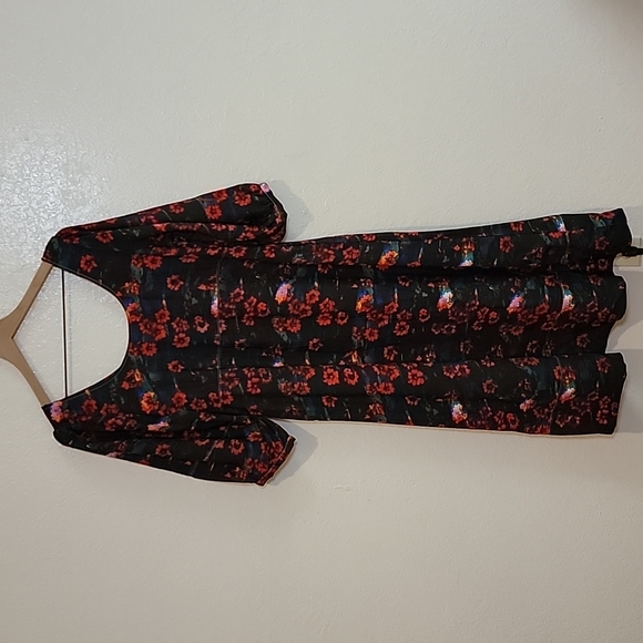 📌FINAL SALE |Rachel Comey x Target | Black Floral Print Midi Dress - Picture 8 of 10